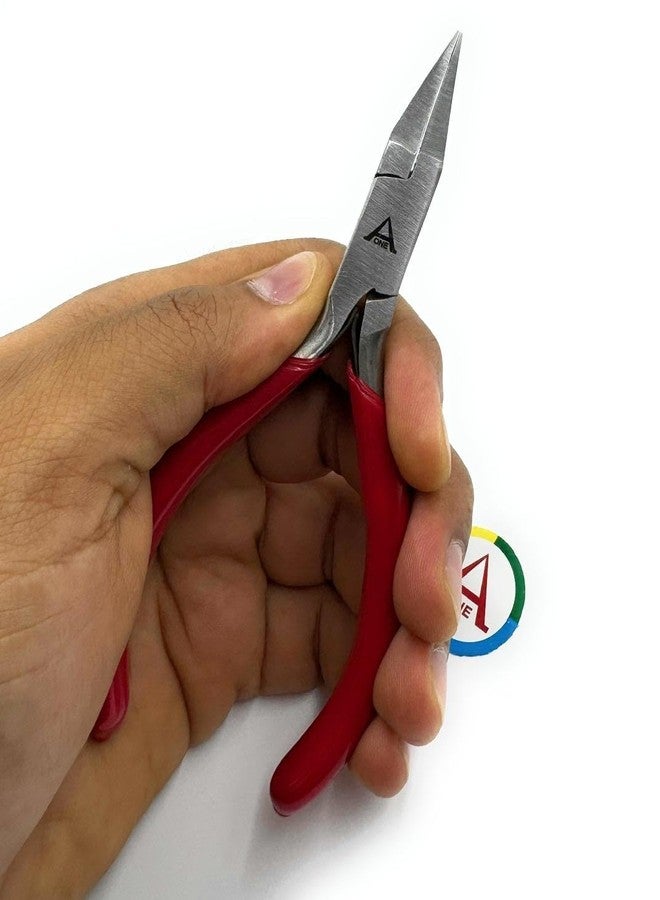 Aone Flat Nose Steel Plier Multipurpose for Jewellery Making, Wire Wrapping, Beading Jewellery, Model Making & Hobby Crafts DIY - Image 2